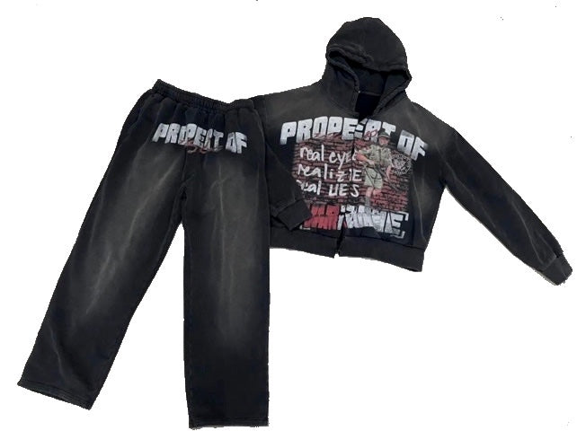 PROPERT OF 1 WAY EXOTIC SWEATSUIT