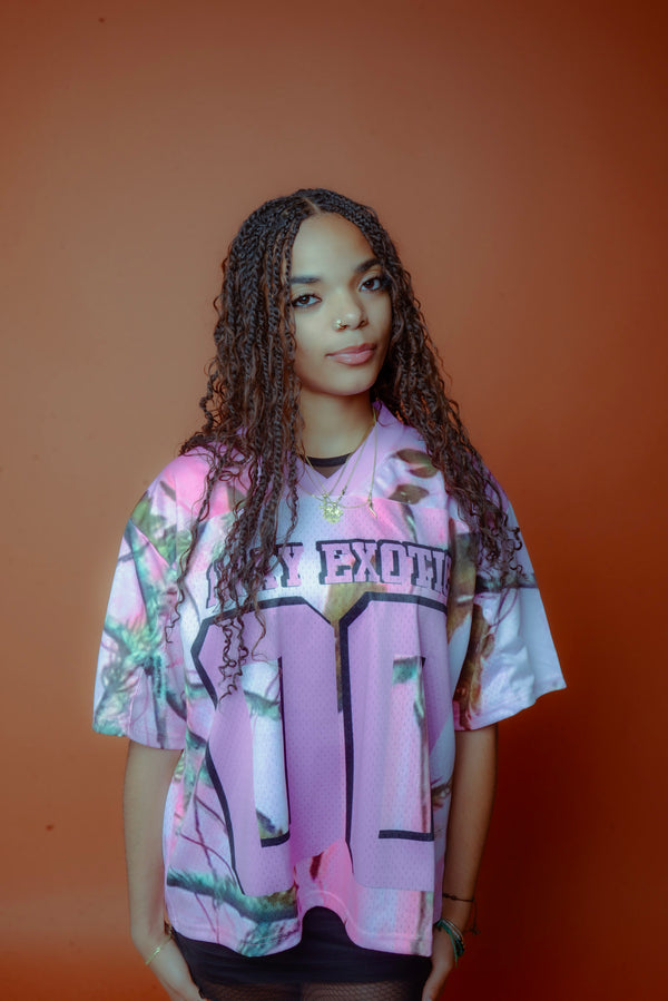Pink Camo Jersey — Model